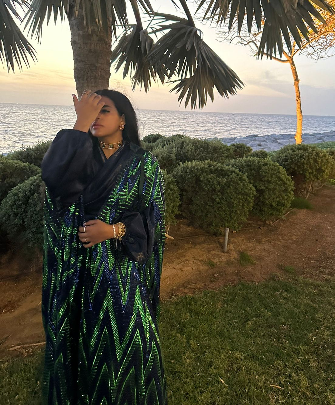 Emerald Glam Cardigan