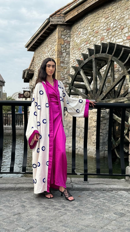 Fuchsia Mystic Kimono