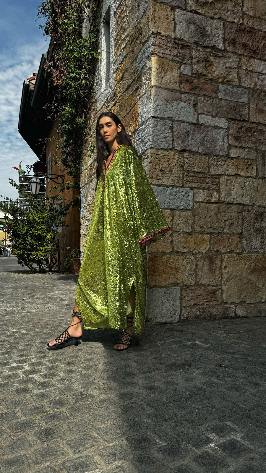 Glow Kaftan Dress